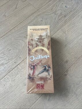 Onitama Strategy Board Game - Beige and Brown Artwork